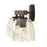 Capital Lighting Clive 3 Light Vanity, Grey/Black/Stone Seeded