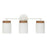 Capital Lighting Liam 3 Light Vanity, Light Wood/White/Soft White