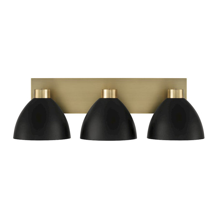 Homeplace Lighting Ross 3 Light Vanity, Brass