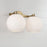 Homeplace Lighting Ansley 2 Light Vanity