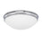 Capital Lighting 3 Light Flush Mount, Chrome - 2034CH