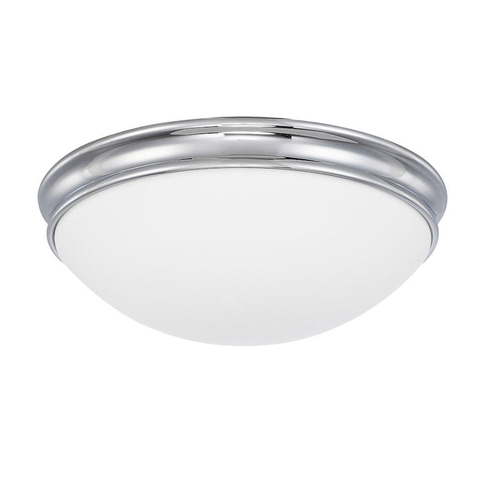 Capital Lighting 3 Light Flush Mount, Chrome - 2034CH