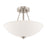 HomePlace by Capital Lighting 2 Light Semi-Flush, Brushed Nickel - 218921BN