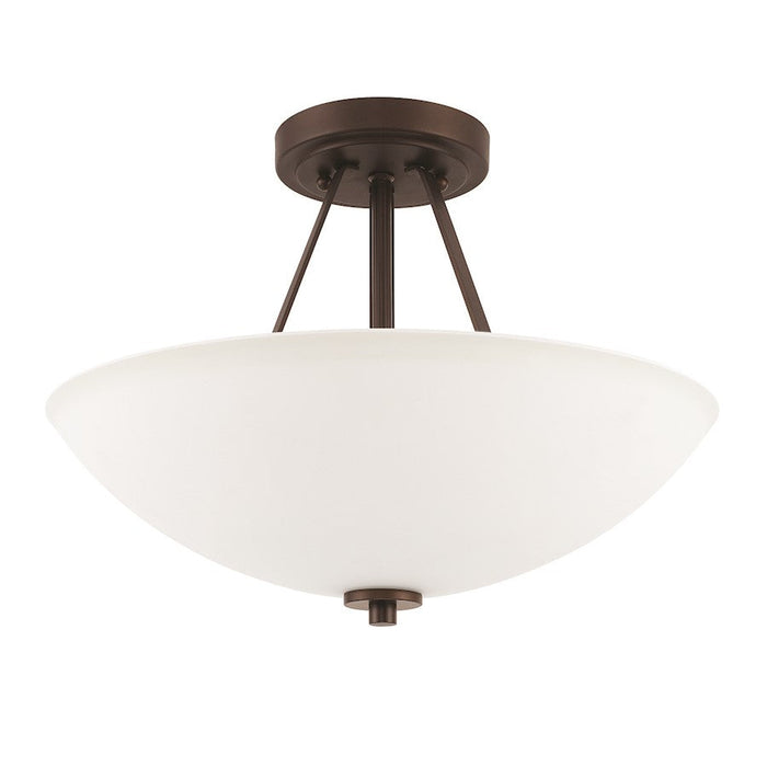 HomePlace by Capital Lighting 2 Light Semi-Flush, Bronze - 218921BZ