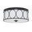 Capital Lighting Rylann 3 Light Flush Mount, Matte Black - 225131MB-683