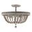 Capital Lighting Kayla 2 Light Semi-Flush Mount, Mystic Sand - 229521MS