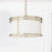 Capital Lighting Isabella 4 Light Semi Flush Mount, Gold