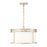 Capital Lighting Isabella 4 Light Semi Flush Mount, Gold