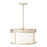 Capital Lighting Isabella 4 Light Semi Flush Mount, Gold