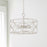 Capital Lighting Ricci 4 Light Semi Flush Mount, White