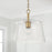 Capital Lighting Baker 1 Light 14" Pendant, Clear Seeded