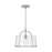 Capital Lighting Madison 1 Light Semi Flush, Clear Seeded