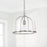 Capital Lighting Madison 1 Light Semi Flush, Clear Seeded