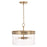 Homeplace Lighting Fuller 4 Light Semi Flush Mount