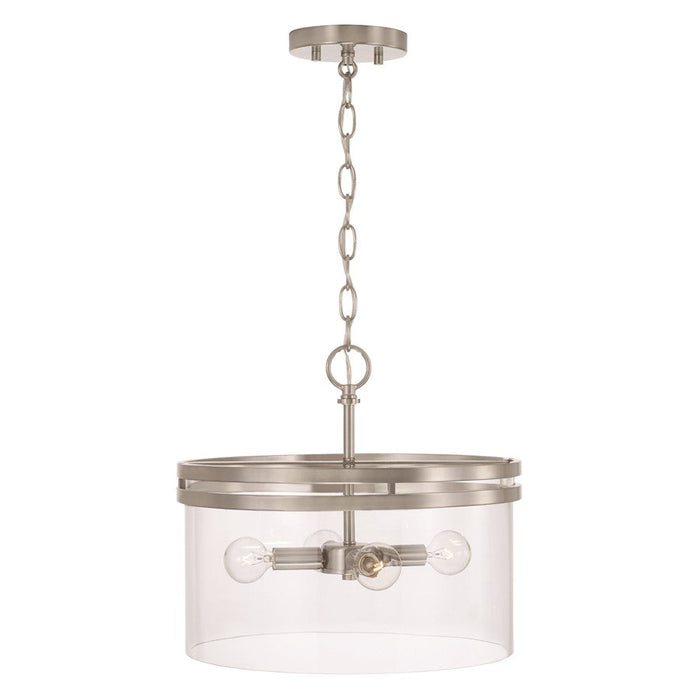 Homeplace Lighting Fuller 4 Light Semi Flush Mount