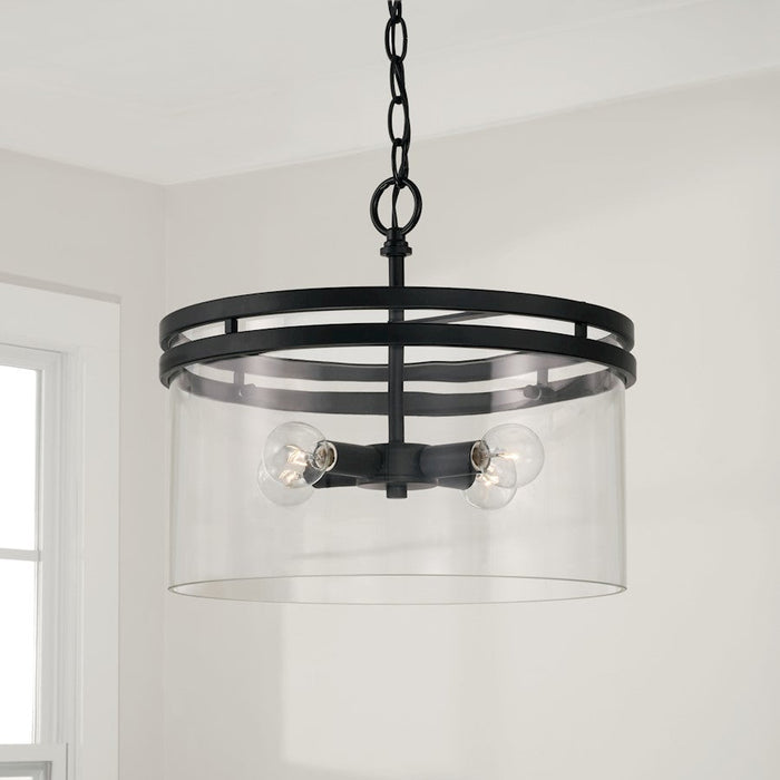 Homeplace Lighting Fuller 4 Light Semi Flush Mount