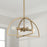 Homeplace Lighting Lawson 4 Light Semi Flush Mount