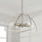 Homeplace Lighting Lawson 4 Light Semi Flush Mount