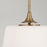 Homeplace Lighting Presley 1 Light Semi Flush Mount