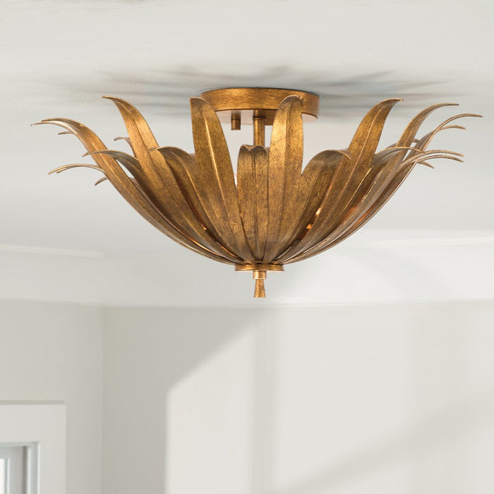 Capital Lighting Eden 3 Light Semi Flush Mount