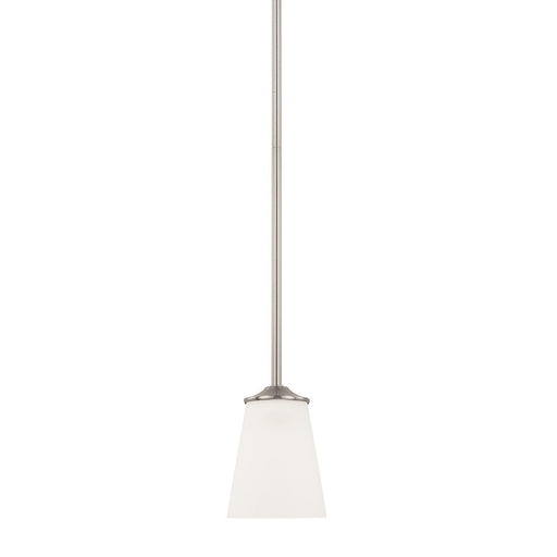 HomePlace by Capital Lighting Braylon 1 Light Pendant, Nickel - 314111BN-331