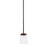 HomePlace by Capital Lighting Baxley 1 Light Pendant, Bronze - 314411BZ-334