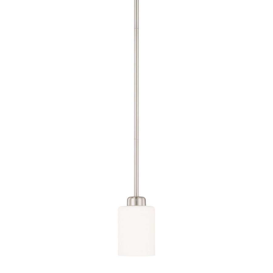 HomePlace by Capital Lighting Dixon 1 Light Pendant, Nickel - 315211BN-338