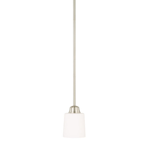 HomePlace by Capital Lighting Hayden 1 Light Pendant, Nickel - 315311BN-339