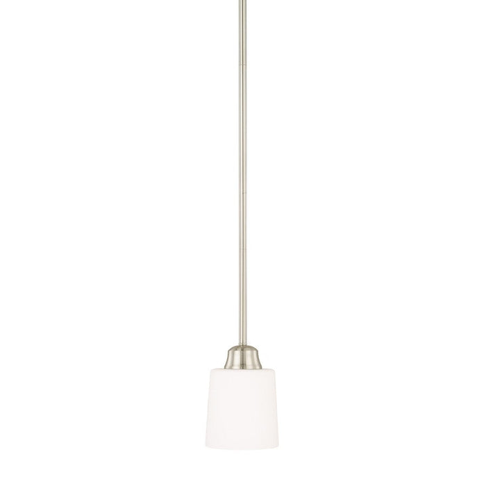 HomePlace by Capital Lighting Hayden 1 Light Pendant, Nickel - 315311BN-339