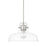 Capital Lighting 1 Light Dome Pendant, Brushed Nickel - 319911BN