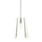 Capital Lighting 1 Light Pendant, Polished Nickel/Clear Glass - 319912PN