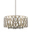 Capital Lighting 6 Light Pendant, Aged Metal - 325761AM