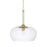 Capital Lighting 1 Light Pendant, Whisper White - 325811WP-438