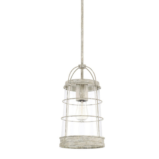 Capital Lighting Beaufort 1 Light 8" Pendant, Mystic Sand - 327411MS