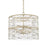 Capital Lighting Serena 6 Light Pendant, Winter White - 327861WW