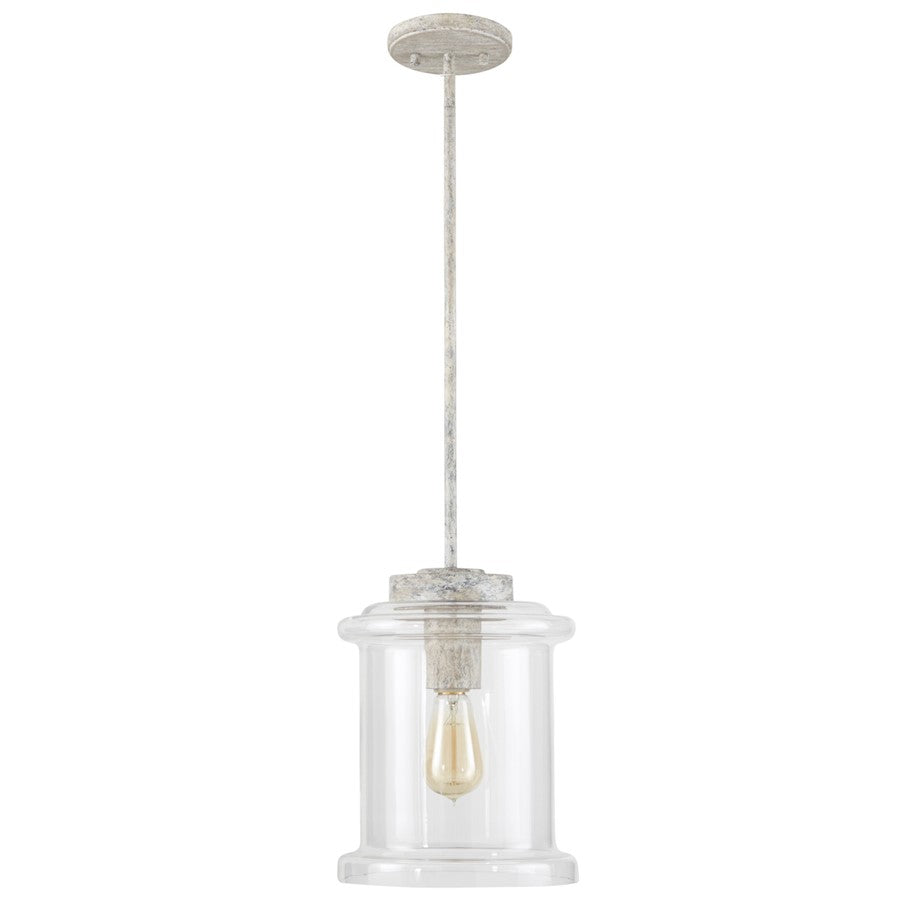 Capital Lighting Kayla 1 Light Pendant, Mystic Sand - 329511MS