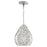 Capital Lighting Namid 1 Light Pendant, Polished Nickel - 330317PN