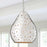 Capital Lighting Namid 1 Light Pendant, Polished Nickel