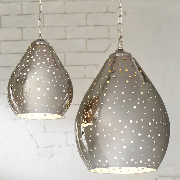 Capital Lighting Namid 1 Light Pendant, Polished Nickel