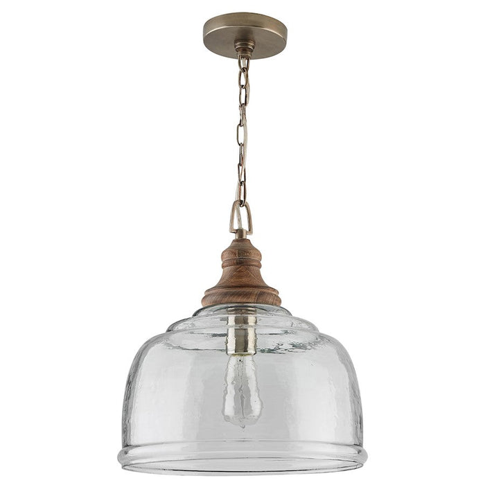 Capital Lighting 1 Light Pendant, Grey Wash - 330318GY