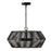 Capital Lighting Kaiya 4 Light Pendant, Black - 330341MB