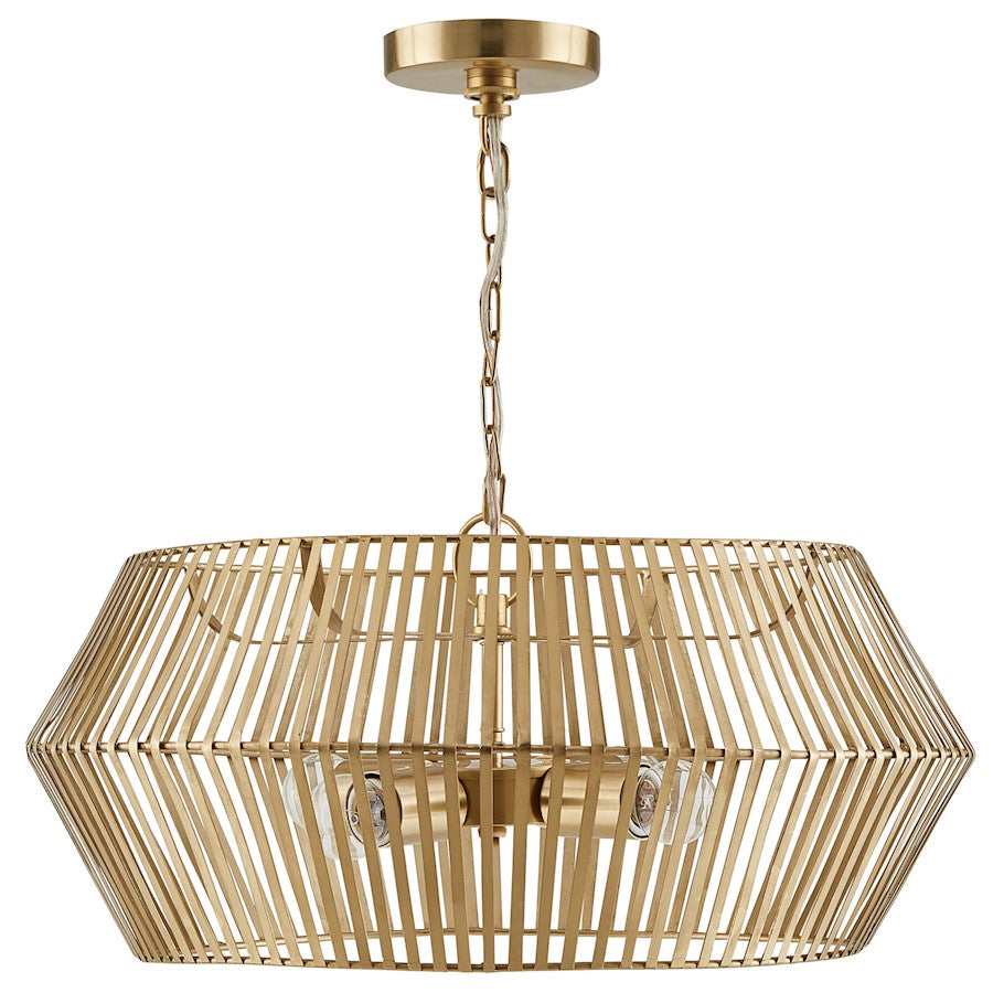 Austin Allen & Co. 4-Light Pendant, Matte Gold - 330345MA