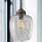 Austin Allen & Co Stoney 1 Light Pendant, Pewter/Clear Stone Seeded