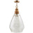 Capital Lighting 1 Light Teardrop Pendant, Wood & Patinaed Brass - 330418LW