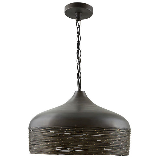 Capital Lighting Sana 1 Light Pendant, Grey Iron - 330512GI