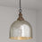 Capital Inglewood 1 Light Pendant, Grey Wash/Pewter/Stone Seeded