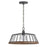 Capital Lighting 1 Light Pendant, Grey Wash/Iron - 336211GL