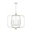 Capital Lighting Della 6 Light Pendant, Polished Nickel - 337561PN