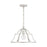 Capital Lighting Demi 1-Light Pendant, Winter White - 338511WW