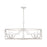 Capital Lighting Demi 8-Light Pendant, Winter White - 338582WW